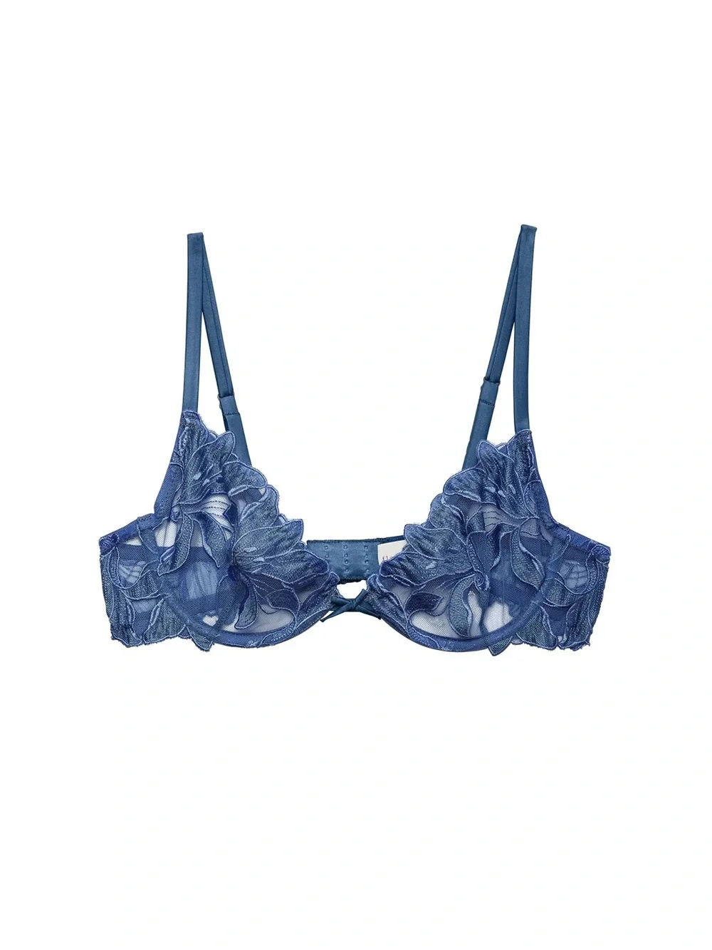 LILY EMBROIDERY PLUNGE DEMI BRA - 34-C - Picture 1 of 6